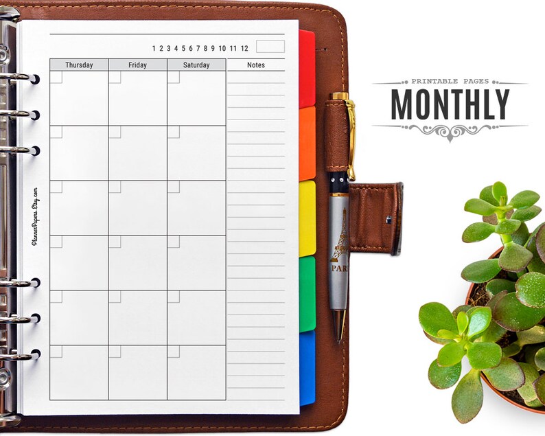 a5-printable-undated-monthly-planner-filofax-month-on-two-etsy