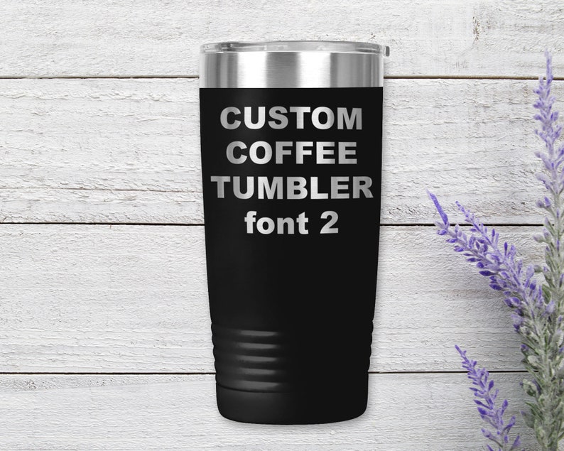 custom coffee tumbler with pictures