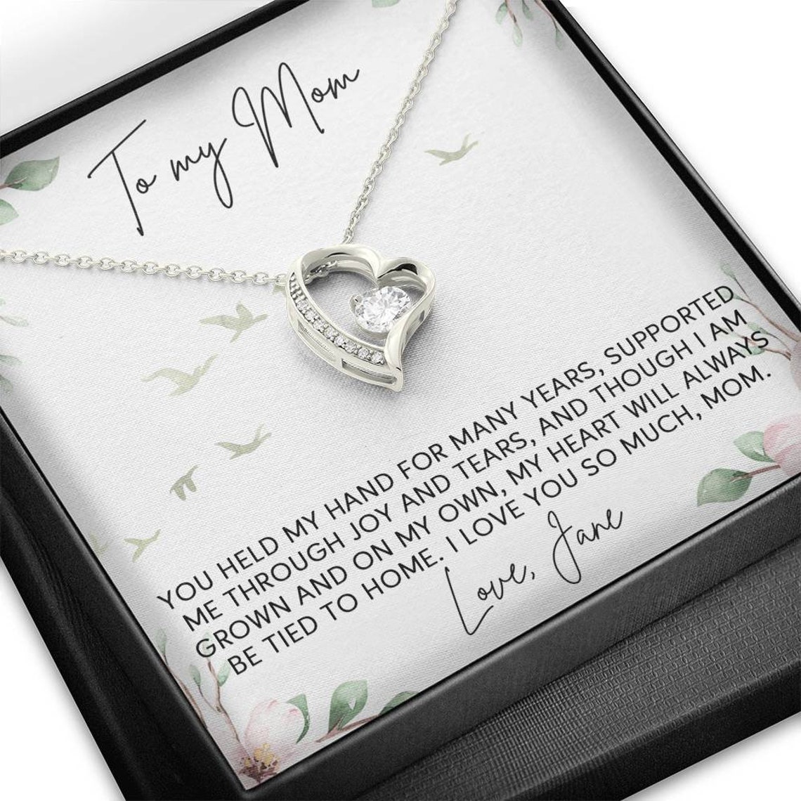 Sentimental Gift Mom Christmas Gift From Daughter Long | Etsy