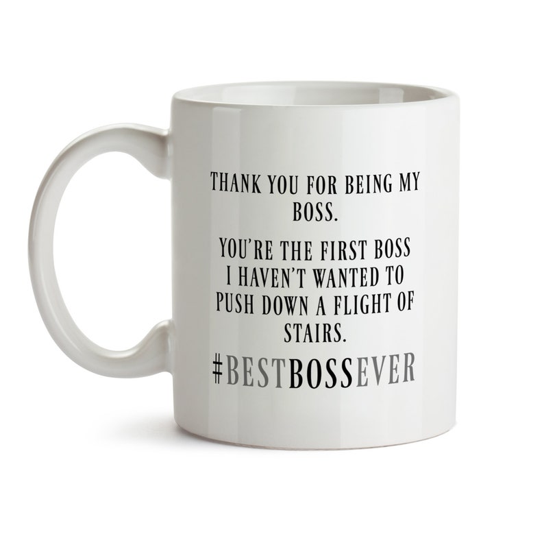 Gift For Boss Thank You Boss Boss Gag Gift Best Boss Etsy