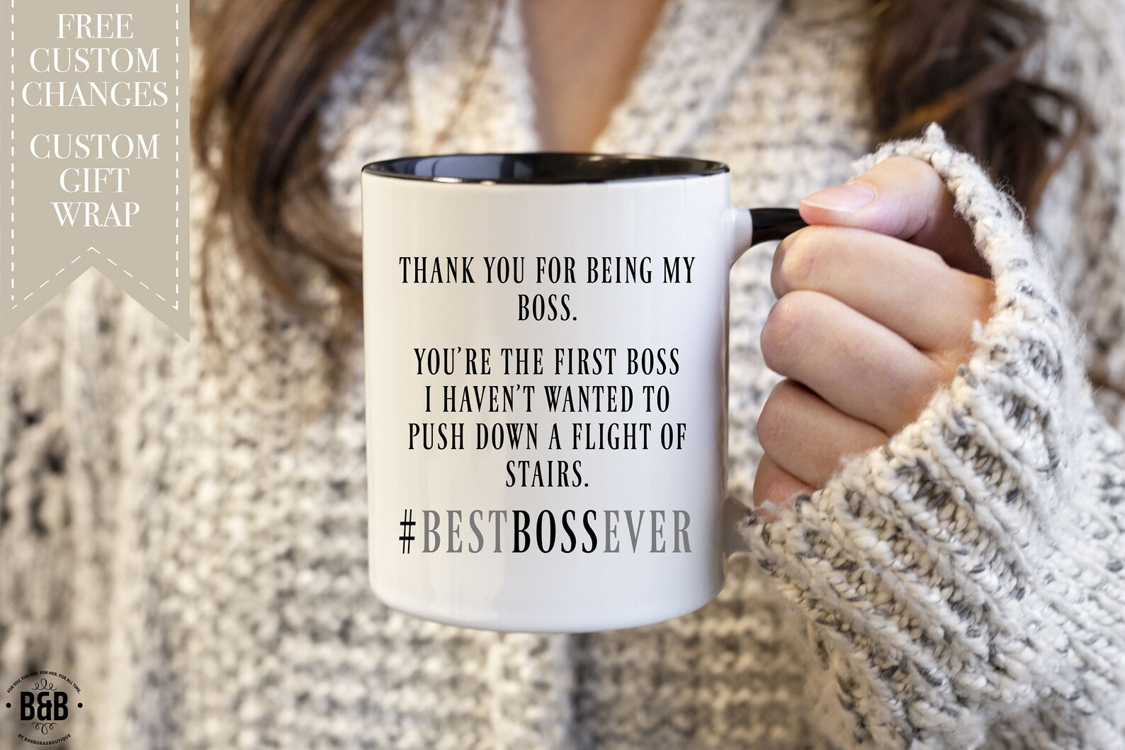 Gift For Boss Thank You Boss Boss Gag Gift Best Boss Etsy