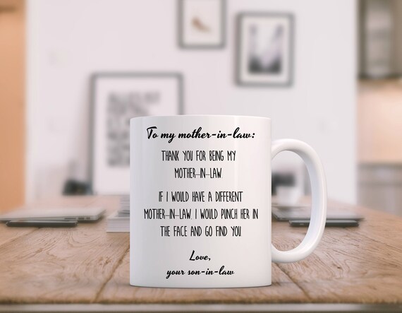 funny mother in law mugs