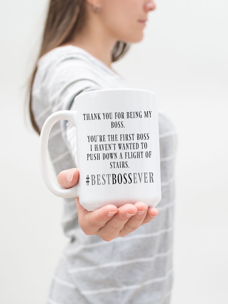 Gift For Boss Thank You Boss Boss Gag Gift Best Boss Etsy