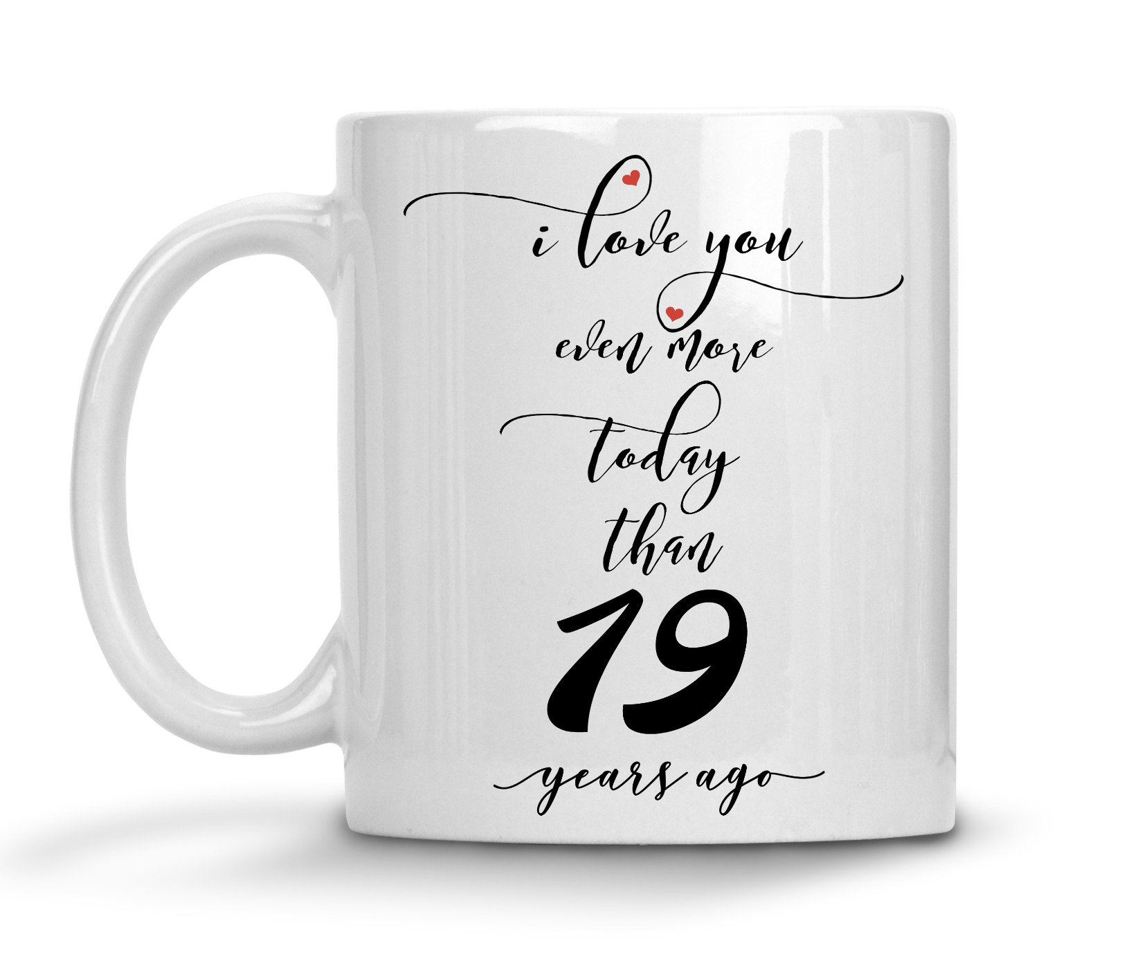 19th Wedding Anniversary Gift For Him Personalized Etsy