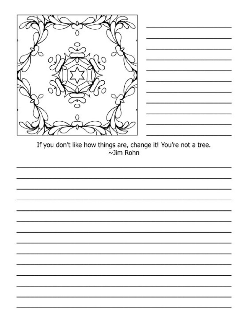 Coloring Journal, Coloring Pages, Coloring Sheets, Adult Coloring Pages