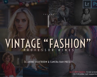 Vintage "Fashion" 1 - Beauty & Style | Lr 7-CLASSIC/Ps (Camera Raw) - Professor Hines' Choice