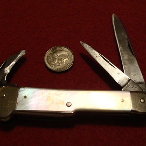 J. A. Henckels Long Arm Twins Champagne Knife Antique