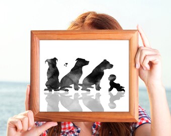 Pitbull Puppies Hollingsworth Pitbulls For Sale Pitbull Watercolor