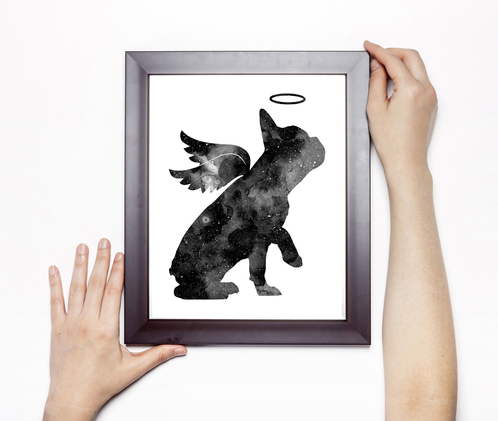 Sofortiger Download Hund mit Flügeln Druck Hund gestorben Etsy