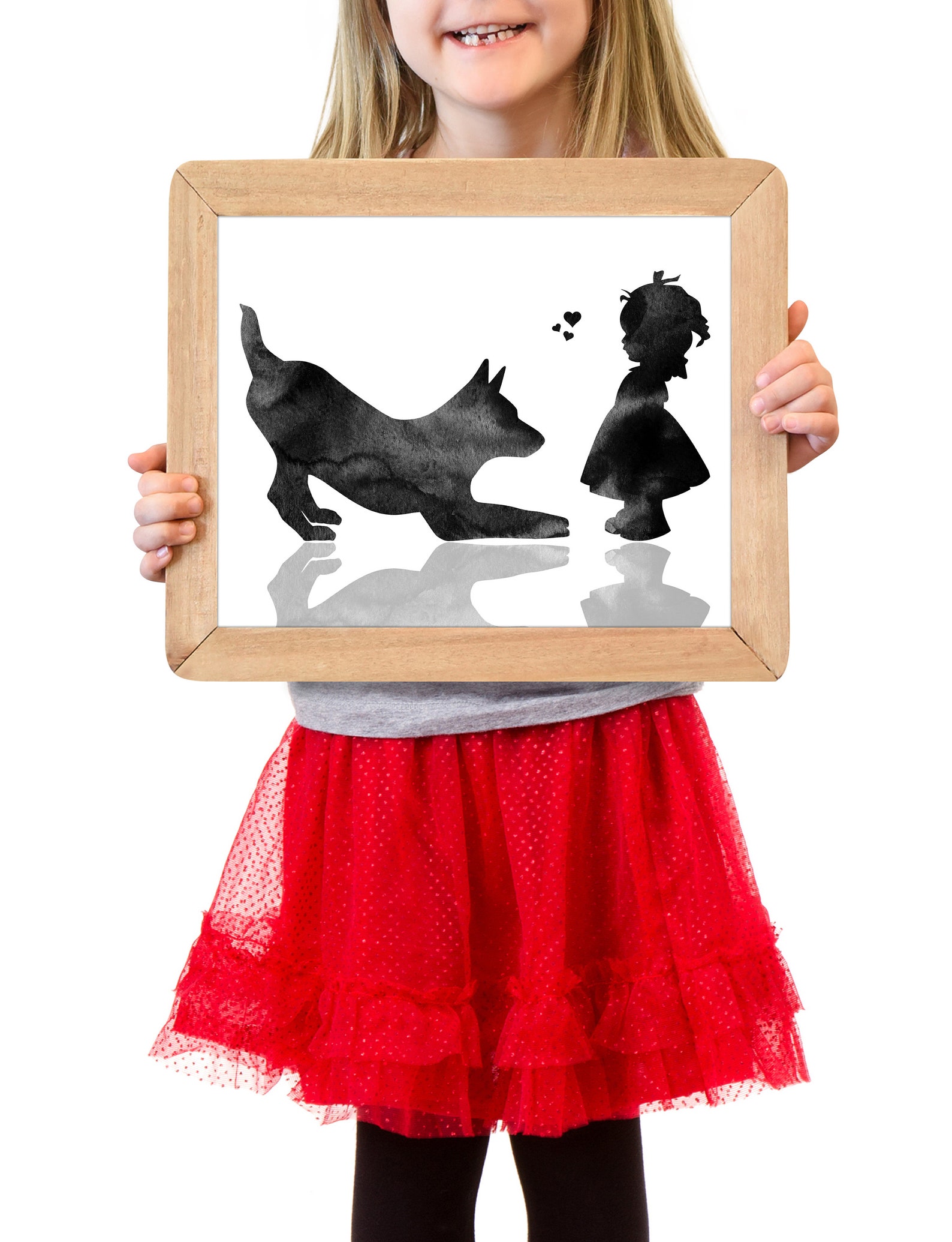 Toddler Baby Girl and Dog Print GIFTS Australian Cattle Etsy