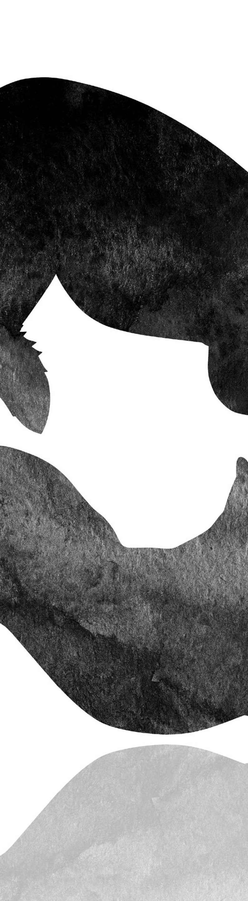 Woman and Dog Doing Yoga Dog Wall Art Husky Print Pregnancy Etsy