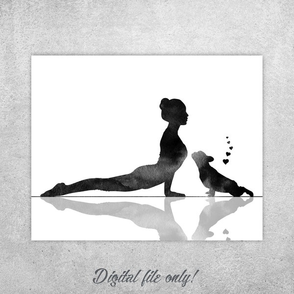 Yoga Wall Art Etsy