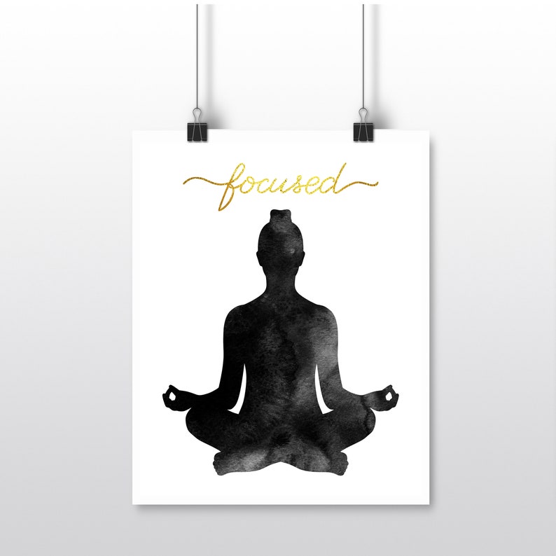 Set of 3 Yoga Print Wall Art Printable Yoga Poses Etsy