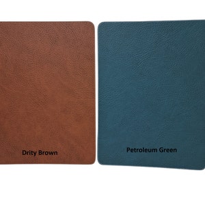 Recycled Leather Placemats / Small size / 15.8 x 11.8''/ 40x30 cm / Table mats / Set of 4, 6, 8, 12 / Dining table sets image 9