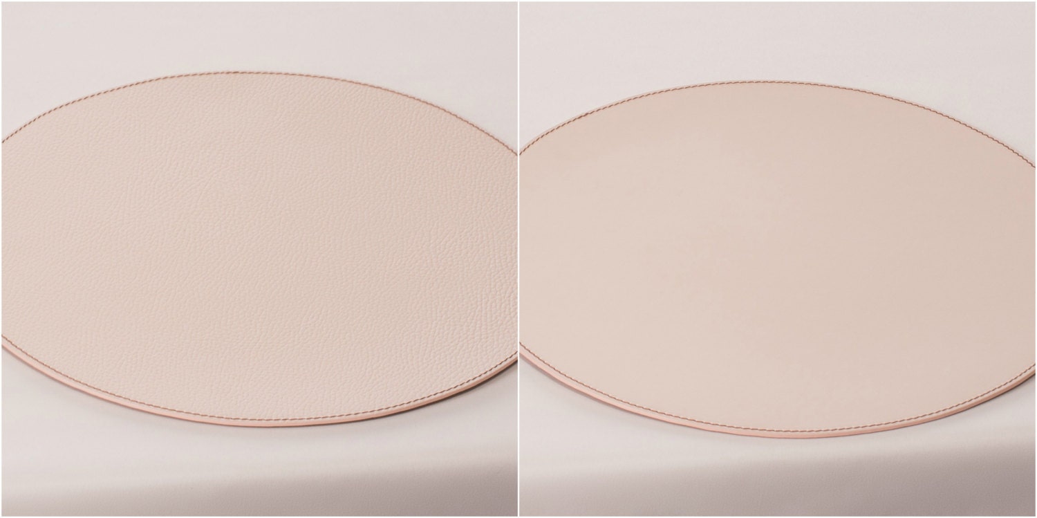 Round placemats / White round table mats and round coasters / Etsy