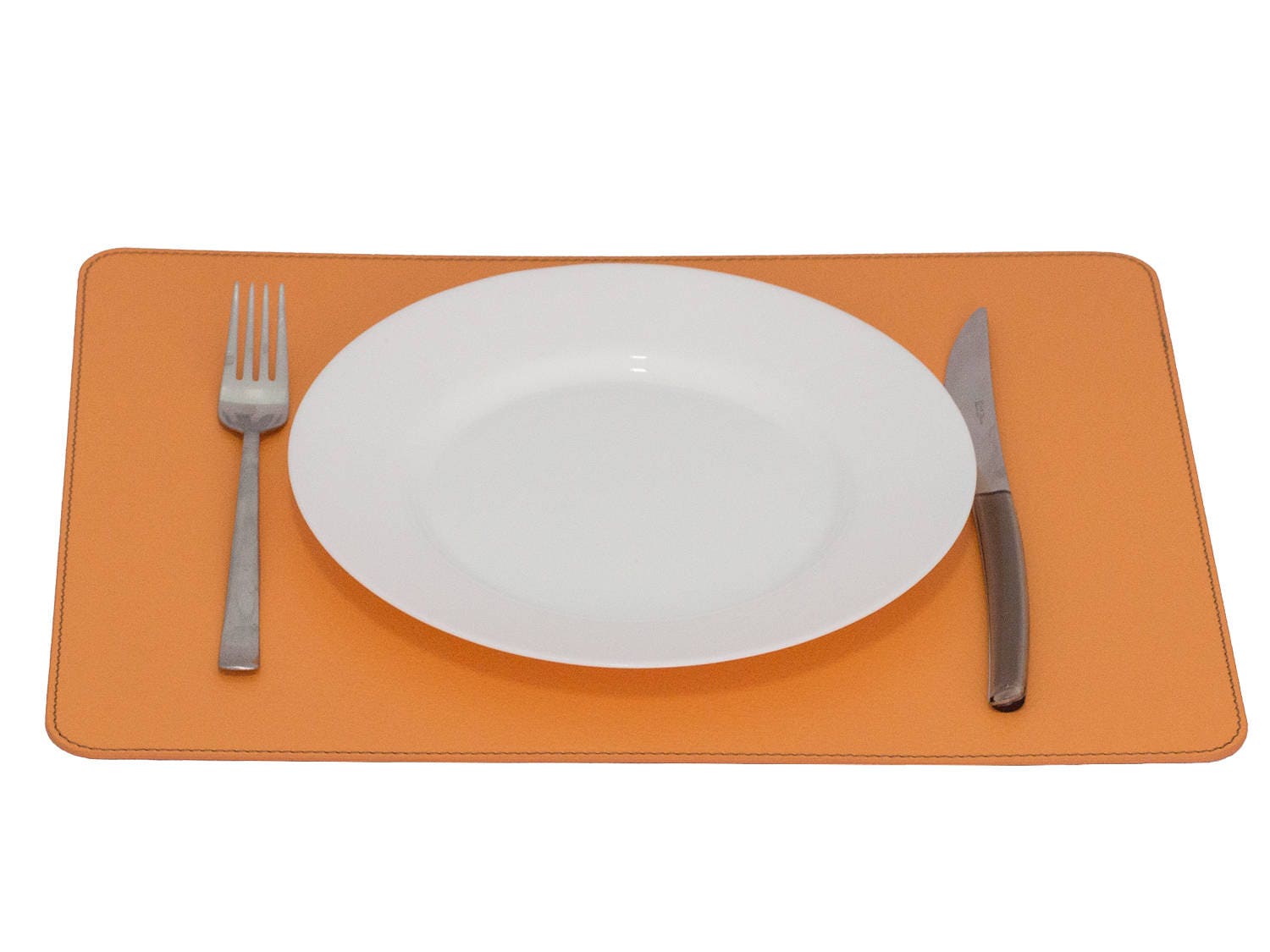 Discounted Set of 4 Orange Placemats / Place mats with small Etsy