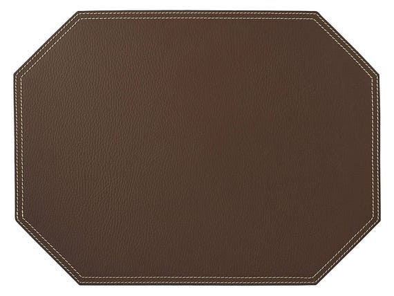 Brown Placemats Recycled Leather Place Mats Table Mats Etsy