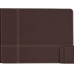 Table Place mats - Brown Placemats and Coasters - Recycled Leather - Brown Table Mats - Dining Table Decor - Table Placemats - Table sets
