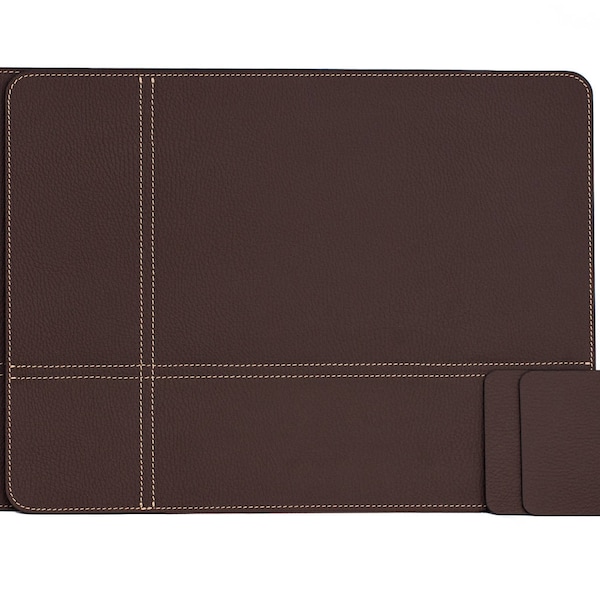 Brown Leather Table Mat Etsy