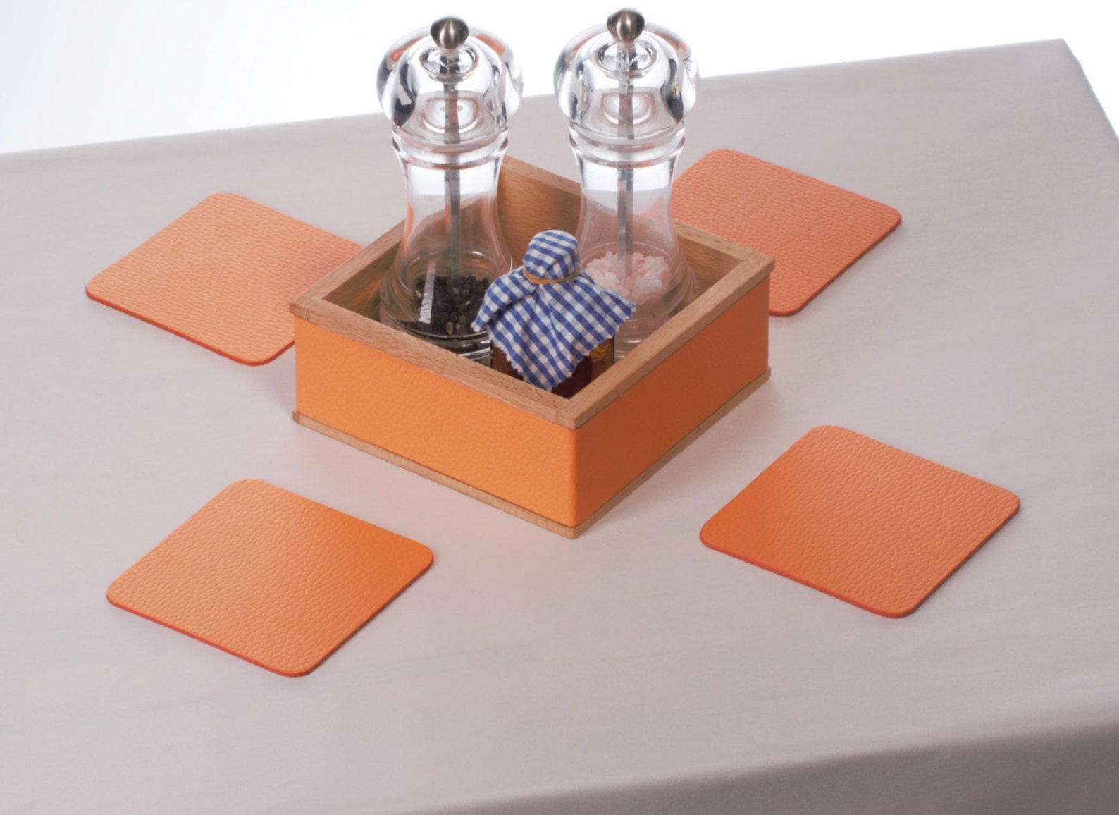 Orange Coasters Set of 4 Table Coasters Set of 6 Drink Etsy