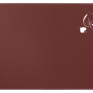 Placemats / Birthday gift / Fall Table mats sets / Dining place mats / Leaves decoration / Place-mats and coasters sets/ Table decor Dark Burgundy