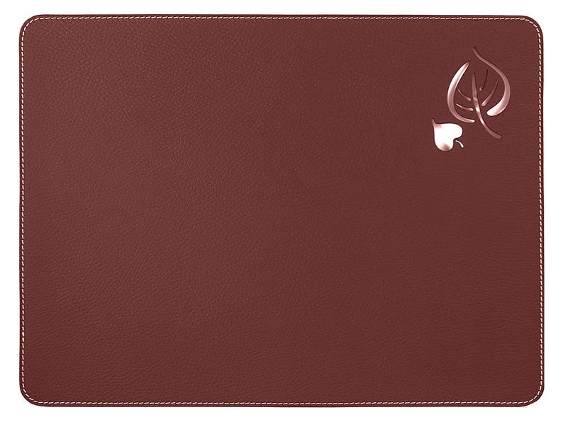 Placemats / Birthday gift / Fall Table mats sets / Dining place mats / Leaves decoration / Place-mats and coasters sets/ Table decor Dark Burgundy