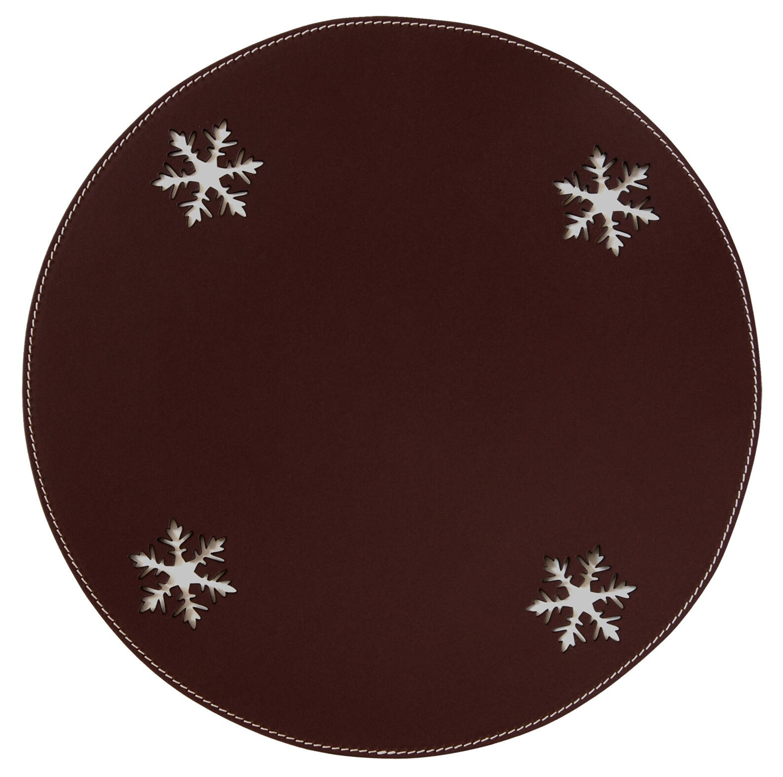 Christmas placemats Round table mats Snowflakes Holiday decor Etsy