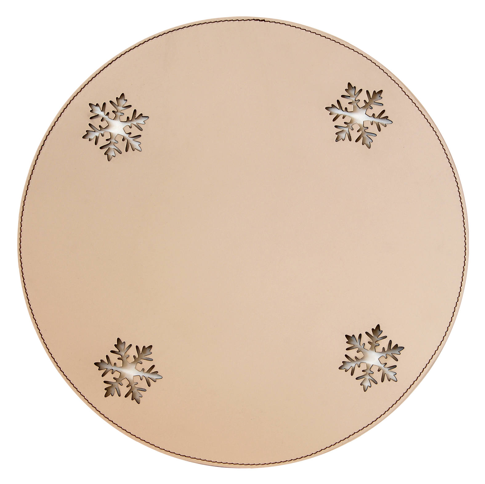 Christmas placemats Round table mats Snowflakes Holiday decor Etsy