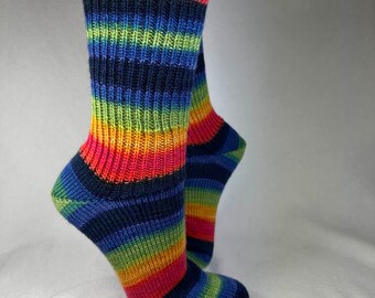 42/43 Sonderpreis selbst gestrickte Socken, Wollsocken  aus Merino extrafine