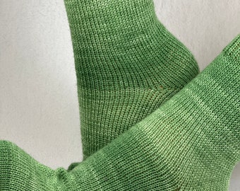 Gr. 48/49 chaussettes auto-tricotées, chaussettes en laine, bas en ligne laine