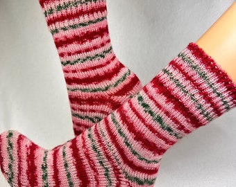 39 40  Ausverkauf Sonderpreis gestrickte Socken, Wollsocken  Strümpfe 4fach Damensocken