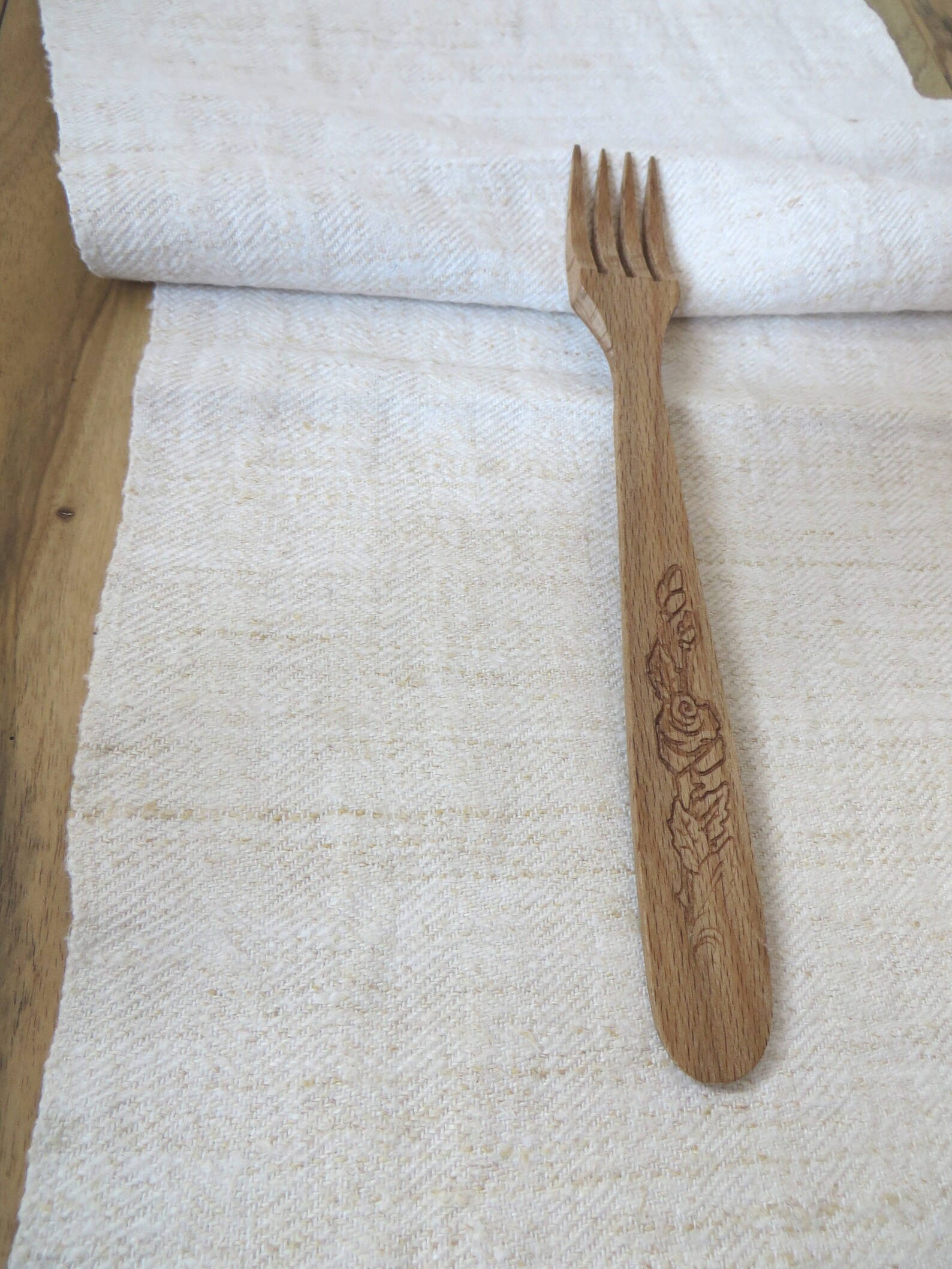 Wooden Forksrustic Forks Rustic Kitchen Decorrustic Etsy