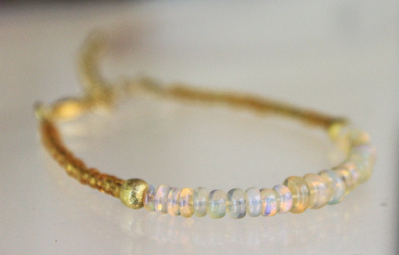 Opal Bracelet Bridal Gift Elegant Opal Jewelry Gift For Her /& Him Spiritual Chakra Bracelet Magic Jewelry Birthstone October