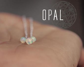 Welo Opalkette kleine Tropfen Anhänger Wahre Liebe-Erkenner Schutz Geburtstag Brautgeschenk Beste Freunde Herzschmuck Glücksstein Unikat