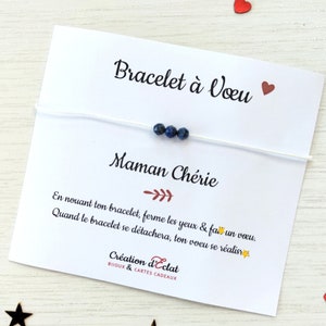 "Dear Mom" Wish Bracelet (without knots)