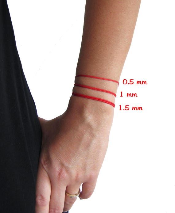 Bracciale Kabbalah il filo rosso Bracciale Porte Bonheur Creazione di Eclat Etsy Italia
