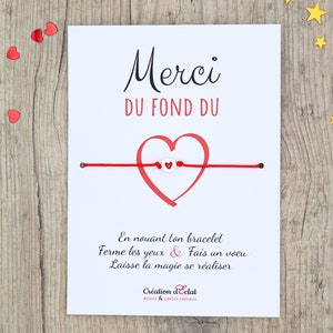 Wish Bracelet - Thank you from the bottom of my heart - Création d&#39;Eclat