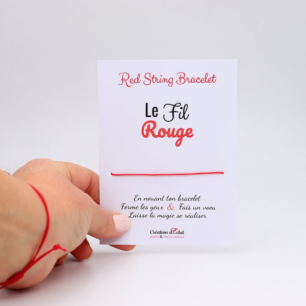 Bracelet à voeux - Le fil Rouge - Kabbalah