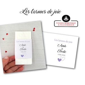 Tears of joy - Digital file - purple template