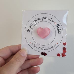 Imán corazón amuleto de la suerte regalo simbólico suerte gracias amistad amor decoración de nevera Señora Atsem AVS Testigo Boda Niñera Maestra