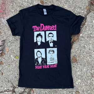 The Damned Neat Neat Neat punk tee