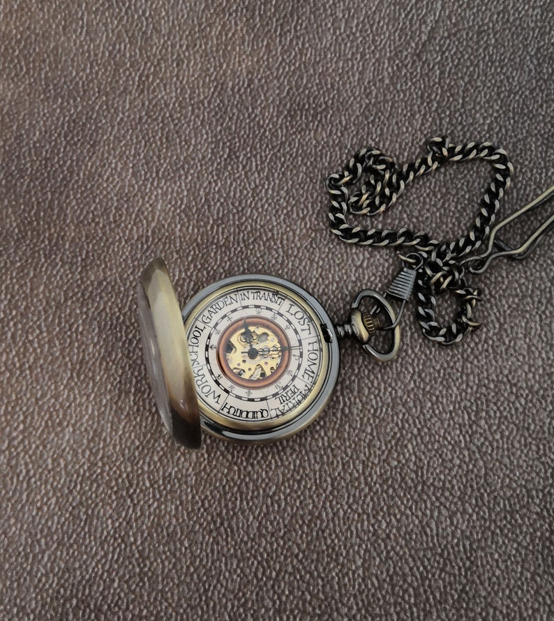 Harry Potter The Weasley family Clock inspired Pocket Watch Etsy