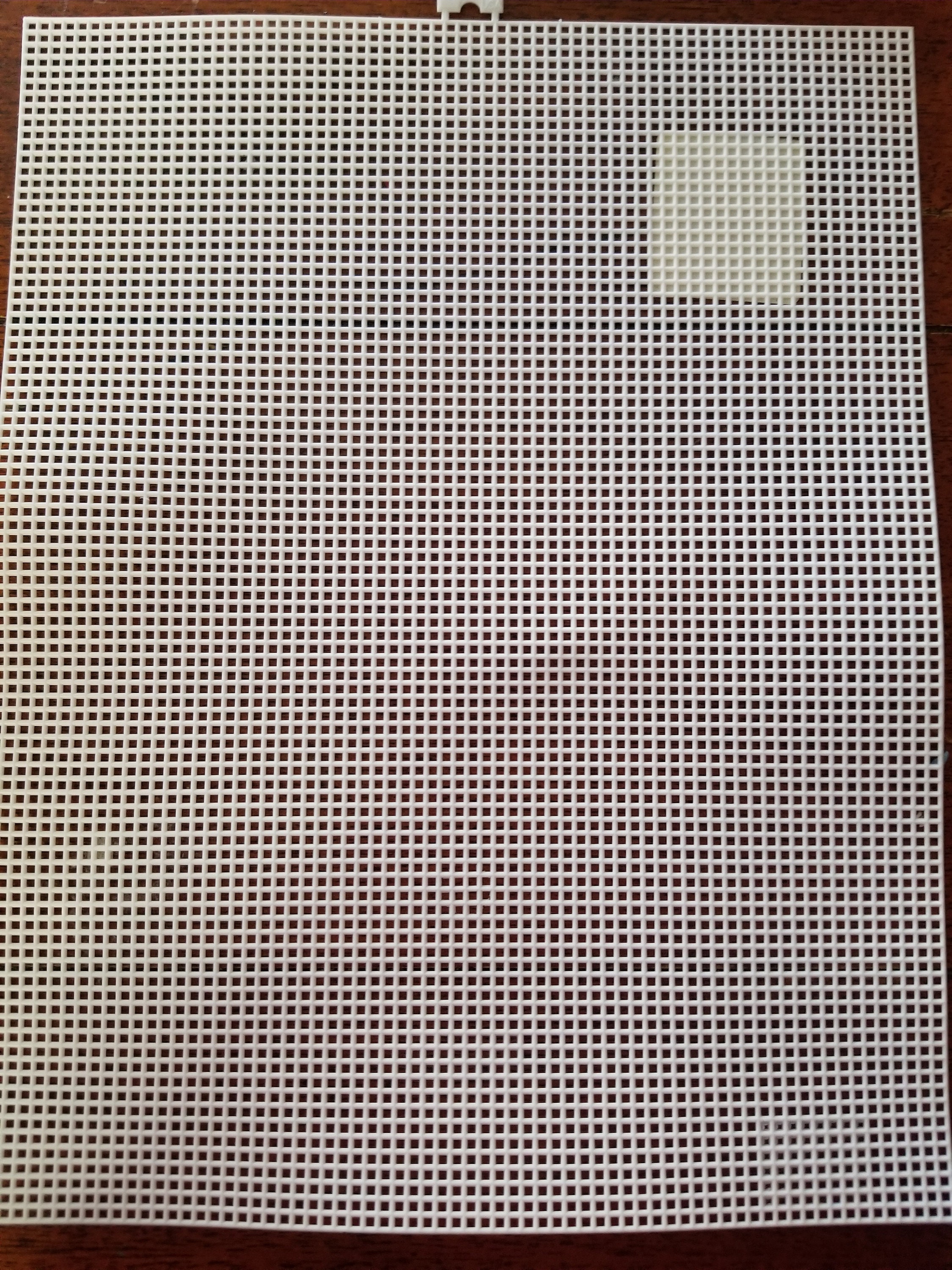 LOT Clear 7-Mesh Count DARICE Plastic Canvas 10.5x 13.5 + 3x3