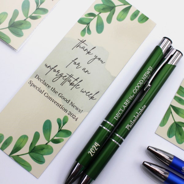 Pen and Bookmark Gift Bag for JW 2024 Special Convention (with Convention Location), Bulk order