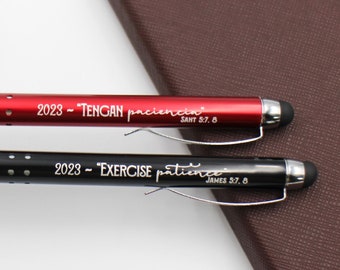 JW regional Convention 2023 stylus pen, "Exercise Patience", "Tengan paciencia", personalized with name, con nombre
