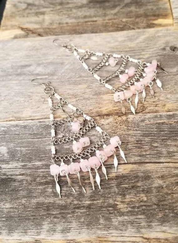 DROP EARRINGS, Vintage Drop  Chandelier Earrings, 