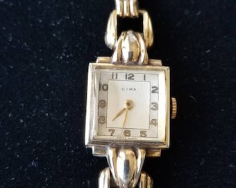 Vintage Cyma-dameshorloge: antiek polshorloge uit de jaren 1920