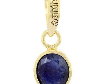 Wear This Mantra Energized Blue Sapphire Gemstone Mantra Pendant As Saturn Remedy - Free Chain Special offer