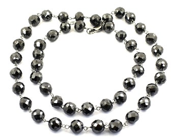 Derek Jeter 7mm Black Diamond Necklace 