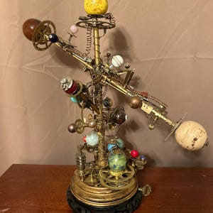 Orrery Solar System- Steampunk Solar System (battery powered)